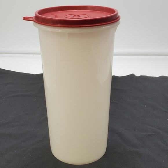 Vintage Tupperware 48 oz Handolier Container w/Lid 261 215  PRE-OWNED - Picture 1 of 6